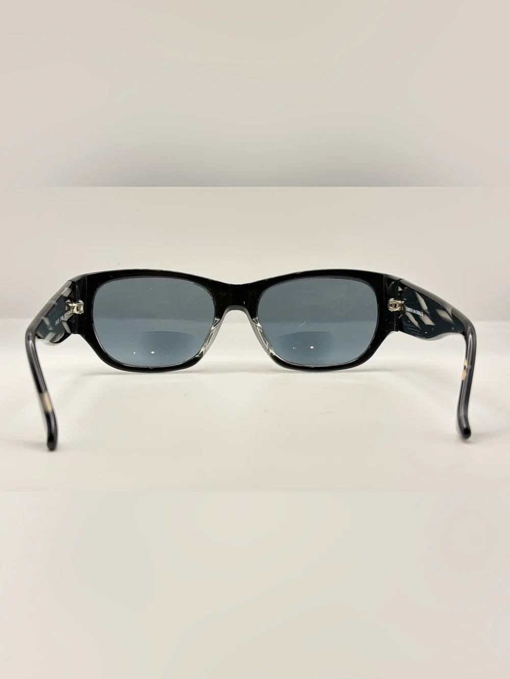 Corinne McCormack Chloe Black Oval Sunglasses Frames Only